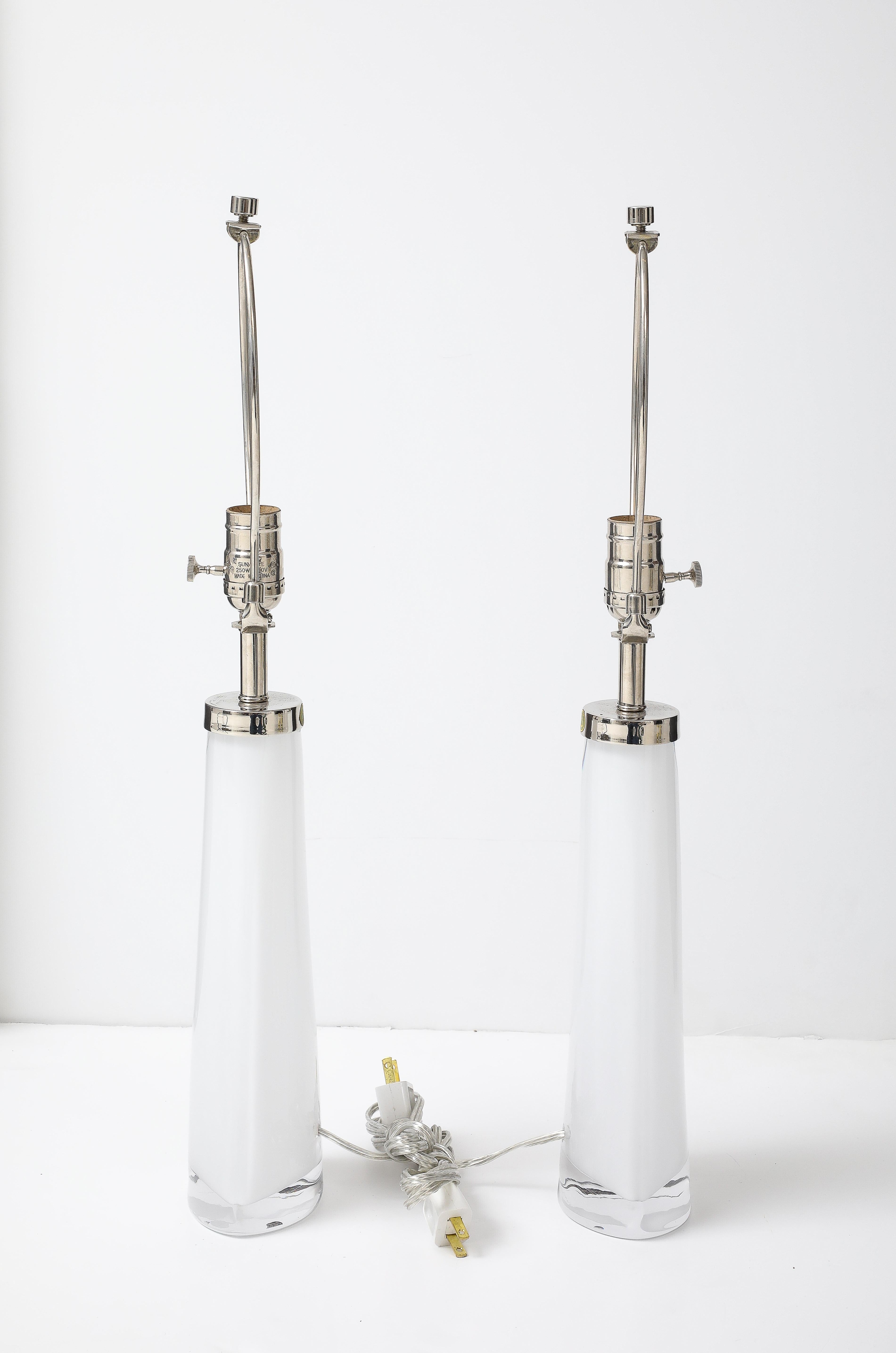 XX secolo Lampade Orrefors in cristallo bianco in vendita
