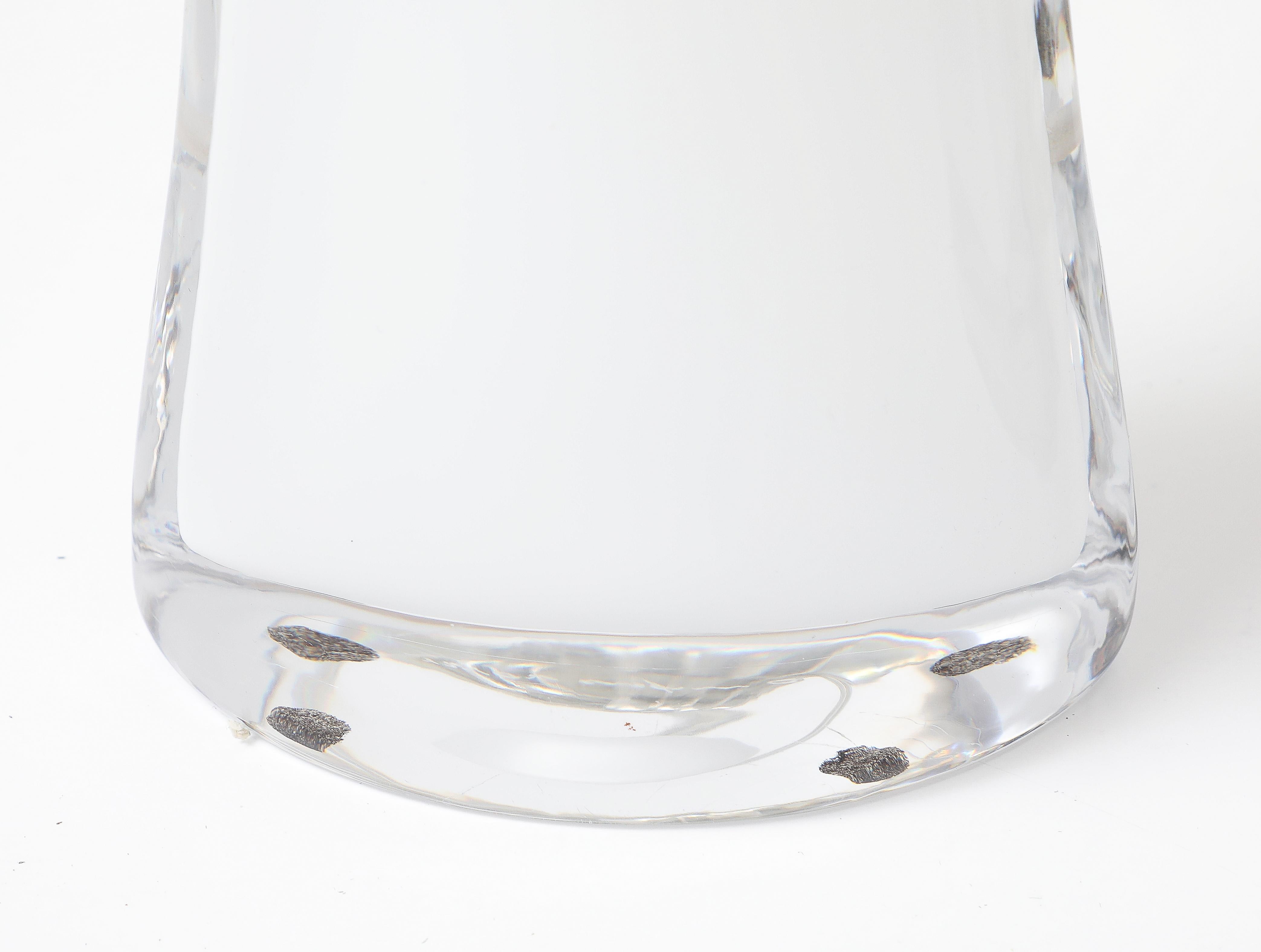 Lampade Orrefors in cristallo bianco in vendita 2