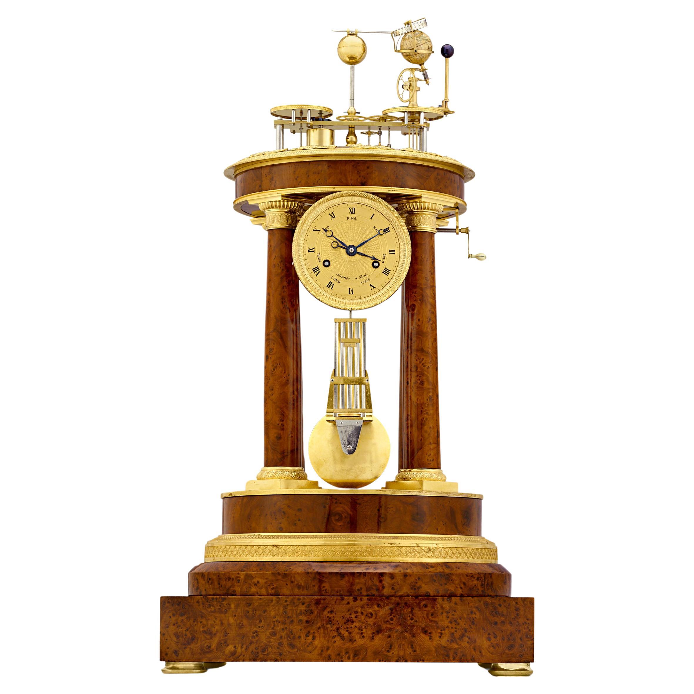 Horloge Orrery Par Raingo À Paris en vente