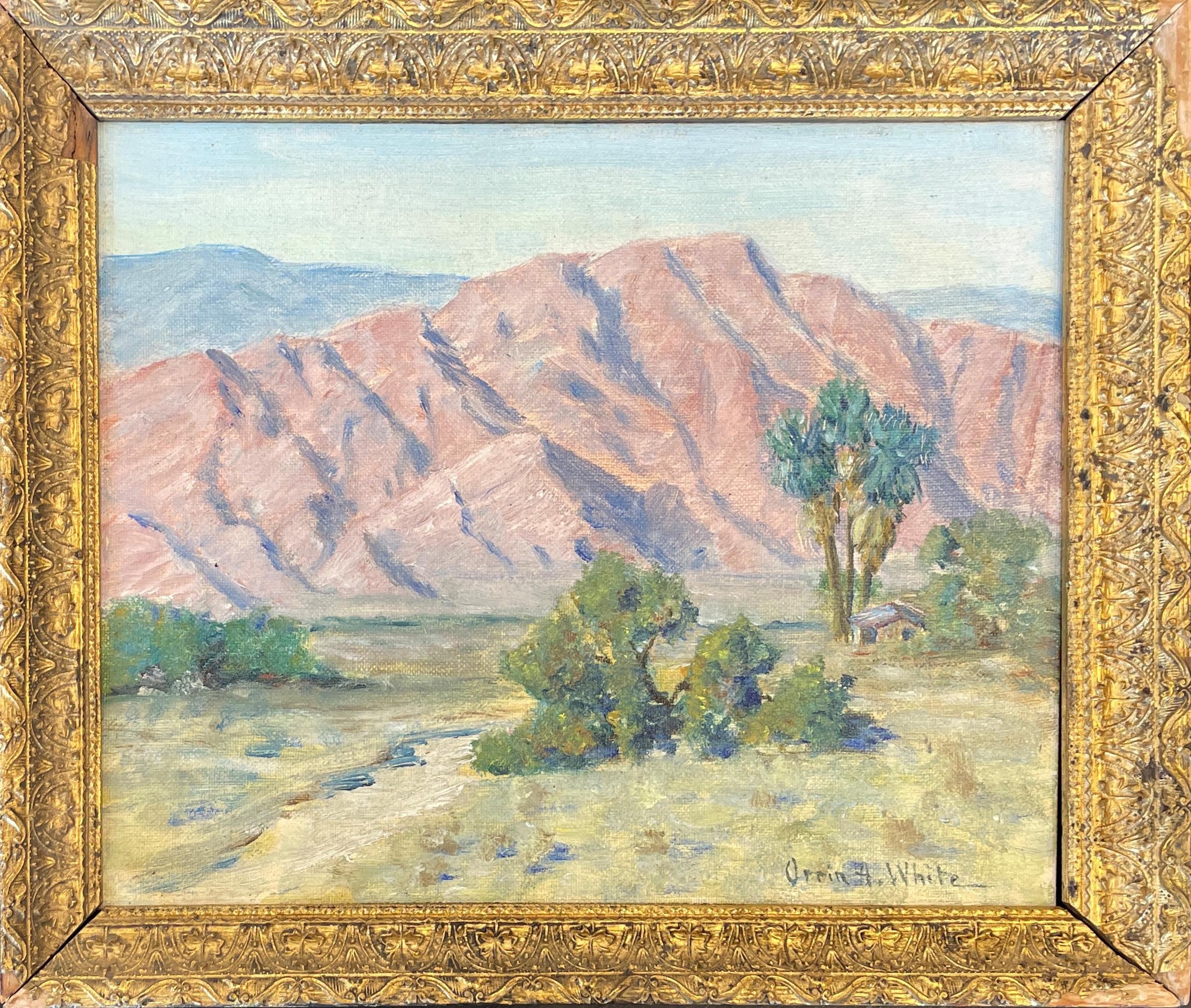 « Californie Mountains », blanc d'Orrin, impressionnisme, paysage du désert du sud-ouest - Painting de Orrin A. White
