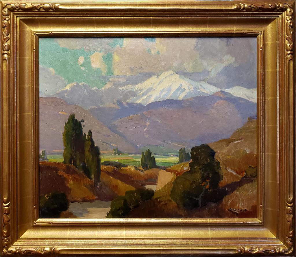 Orrin A. White Landscape Painting - Untitled - Mountain Landscape (possibly San Jacinto Peak), c. 1930