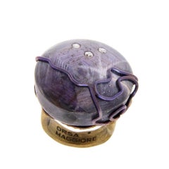 Orsa Maggiore Diamonds 18 Karat Gold Titanium Star Ruby Ring