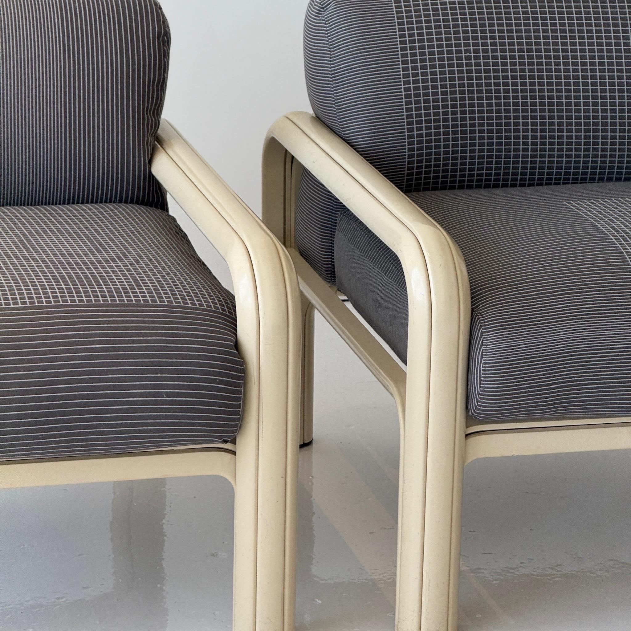 Sedie da salotto Orsay di Gae Aulenti per Knoll in Maharam Grid di Scholten & Baiji in vendita 2