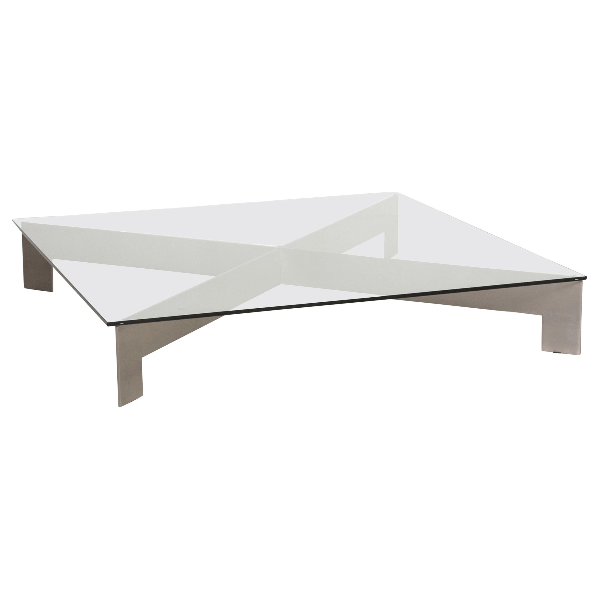 Orsenigo Glass Coffee Table Square Table For Sale