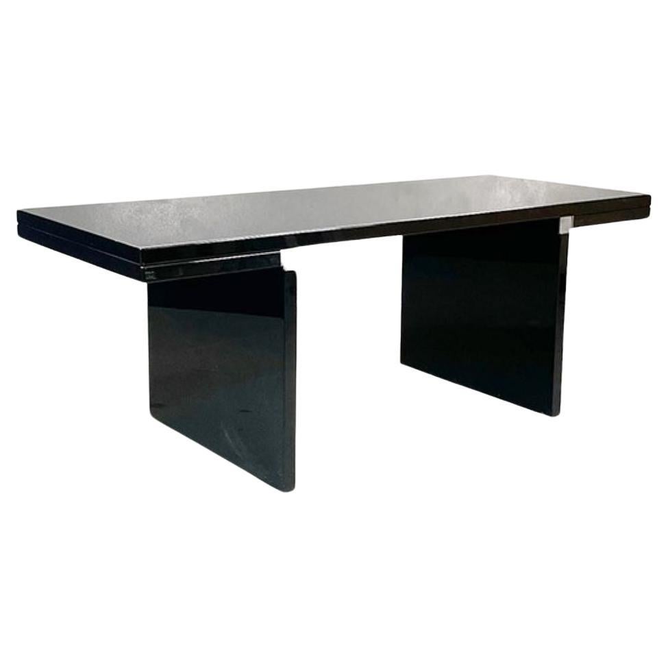   "Orseolo" Black Table by Carlo Scarpa for Simon Gavina, Italy  70s For Sale