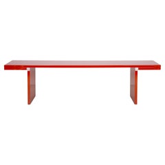 Orseolo red table by Carlo Scarpa for Simon International 1973