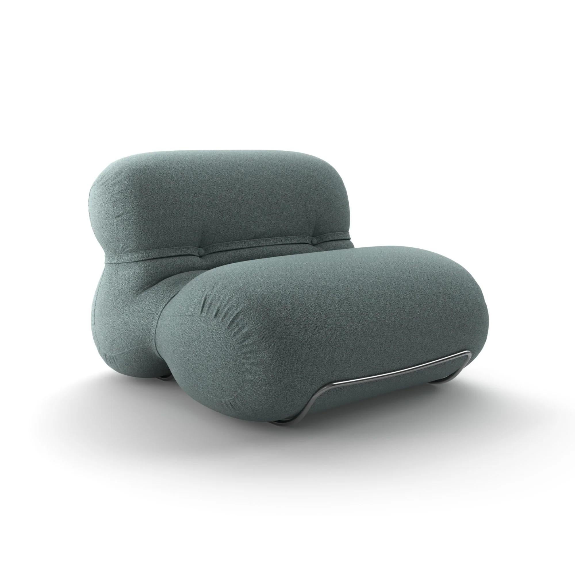 Orsola - Fauteuil en tissu de Gastone Rinaldi pour Tacchini Neuf - En vente à Alcamo, IT