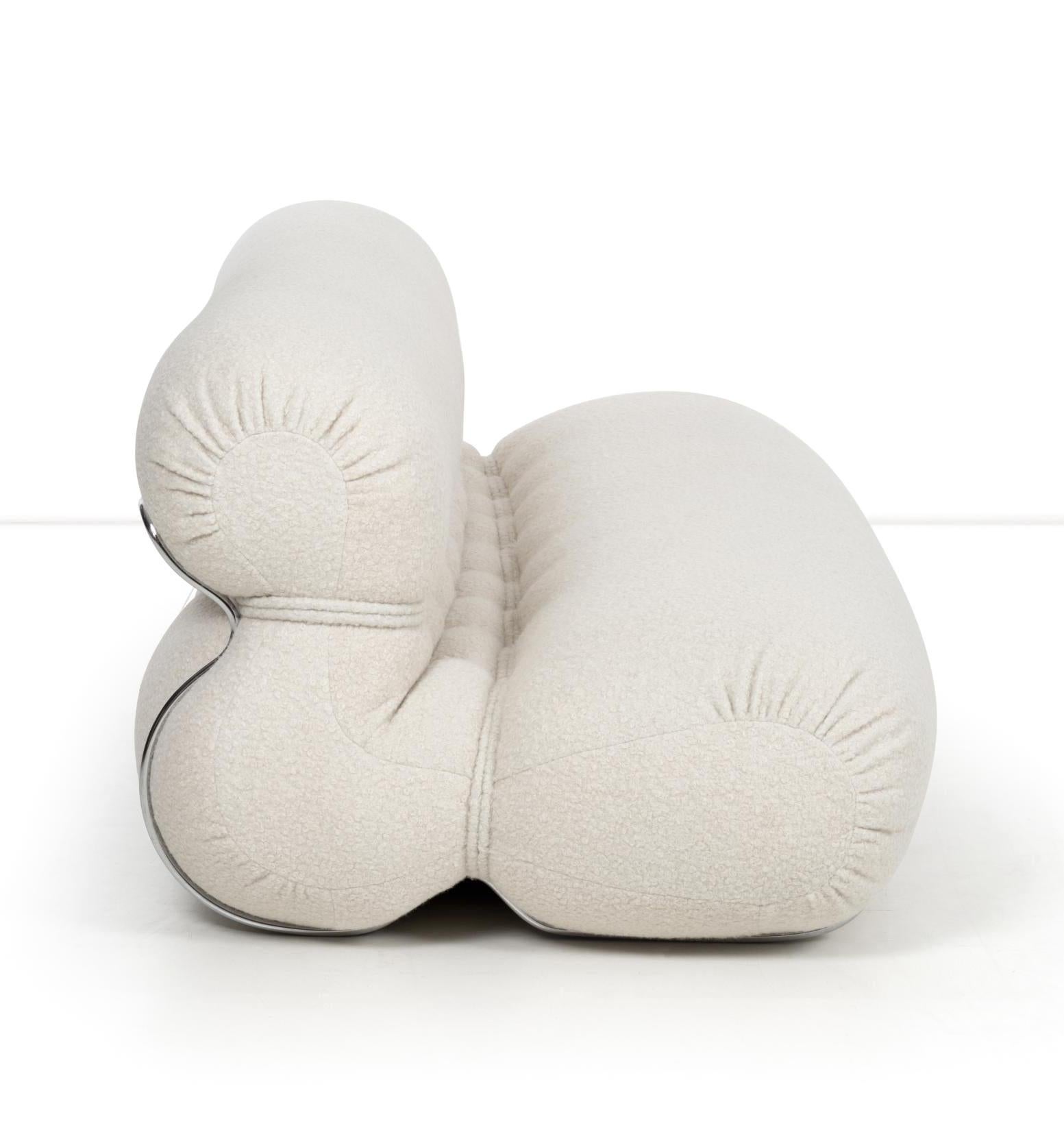 Italian Orsola - Canapé en tissu de Gastone Rinaldi pour Tacchini L 240 cm (94.5 in) en vente