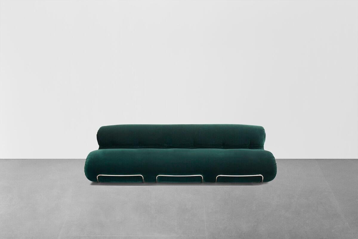 Orsola - Canapé en tissu de Gastone Rinaldi pour Tacchini L 240 cm (94.5 in) Neuf - En vente à Alcamo, IT
