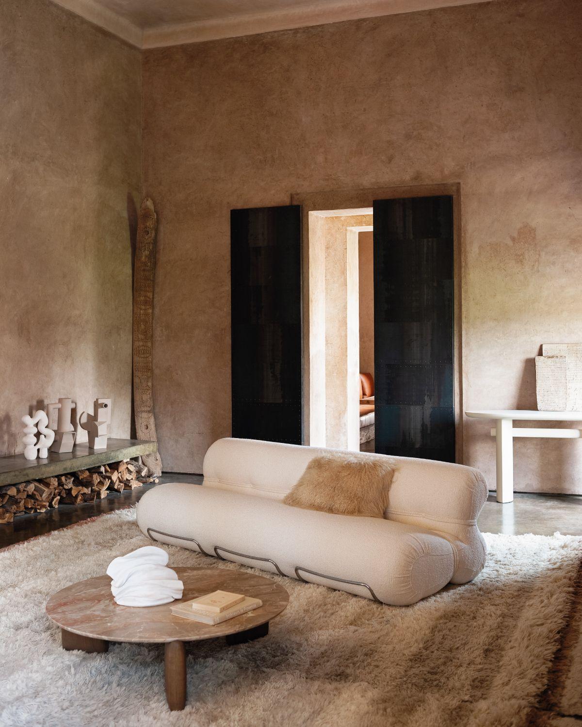 Orsola - Canapé en tissu de Gastone Rinaldi pour Tacchini L 240 cm (94.5 in) en vente 2