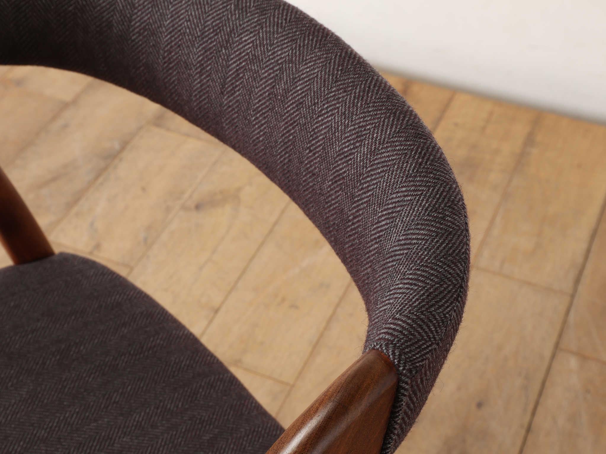 Fabric Orte Mobelfabrik Danish Teak Dining Chair
