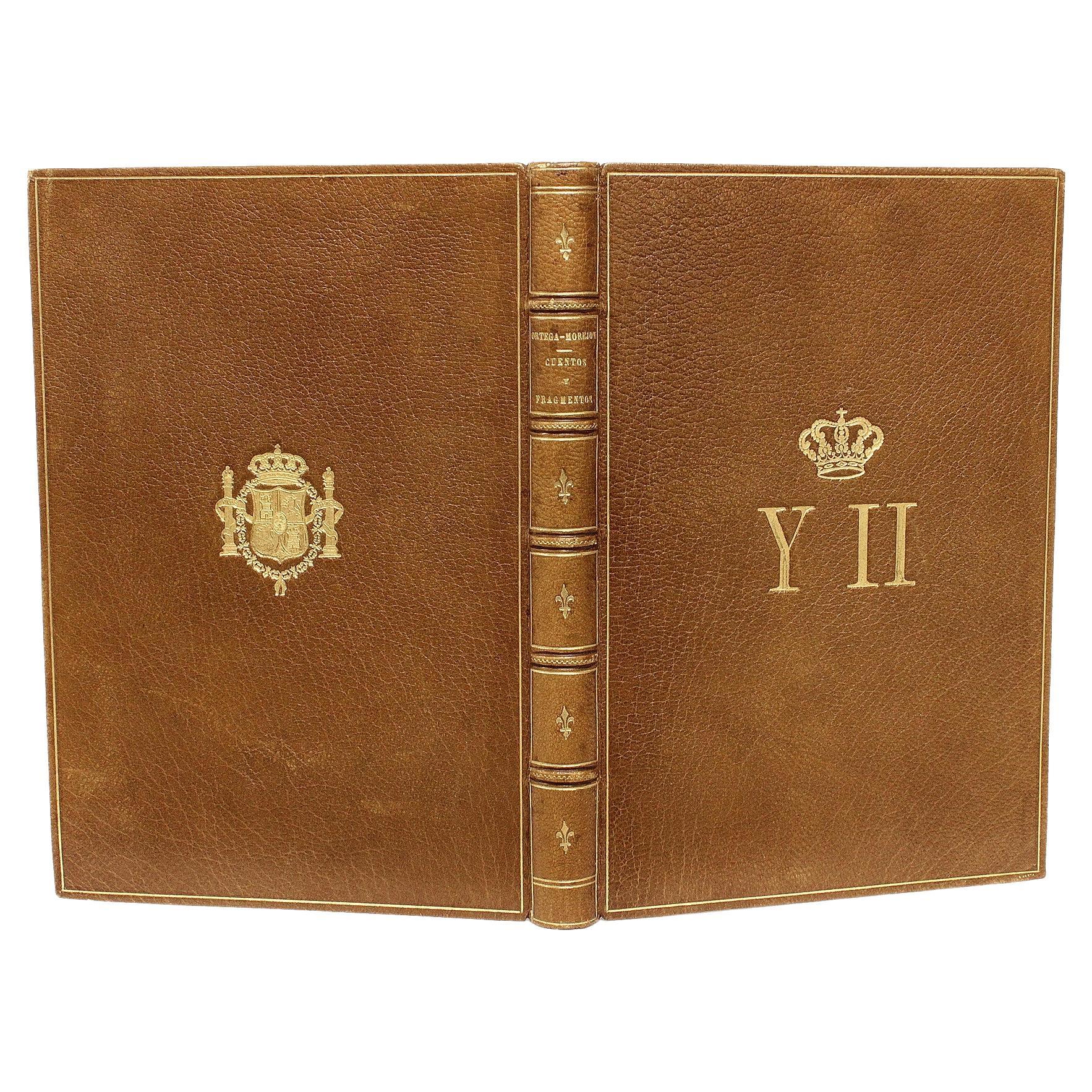 Ortega-Morejon, Cuentos De Color De Lila, Queen Isabella II of Spain's Copy 1887 For Sale