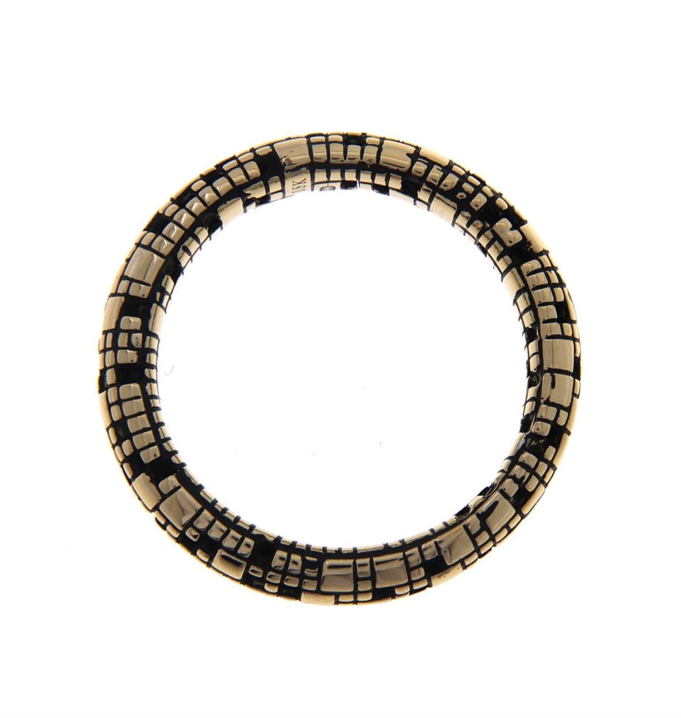 Orthofract 18K Band Ring In New Condition For Sale In Coral Gables, FL