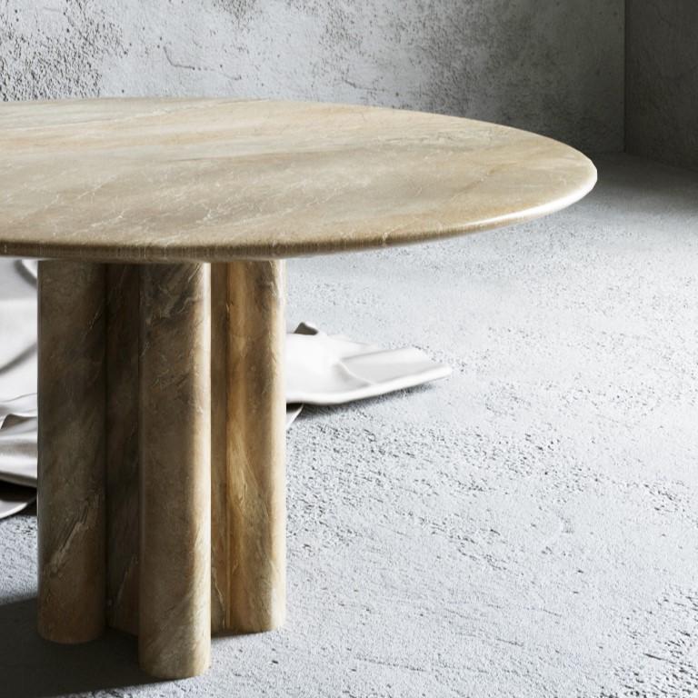 Other Orthogonals Marble Dining Table by STUDIO IB MILANO For Sale
