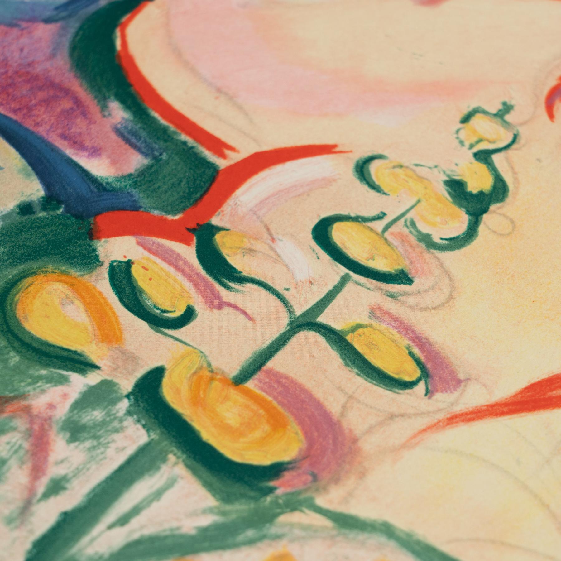 Orthon Friesz Framed 'Paysage a la Ciotat' Color Lithography, circa 1972 2