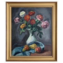 Ortiz De Zarate Manuel « Nature morte avec fleurs et fruits »