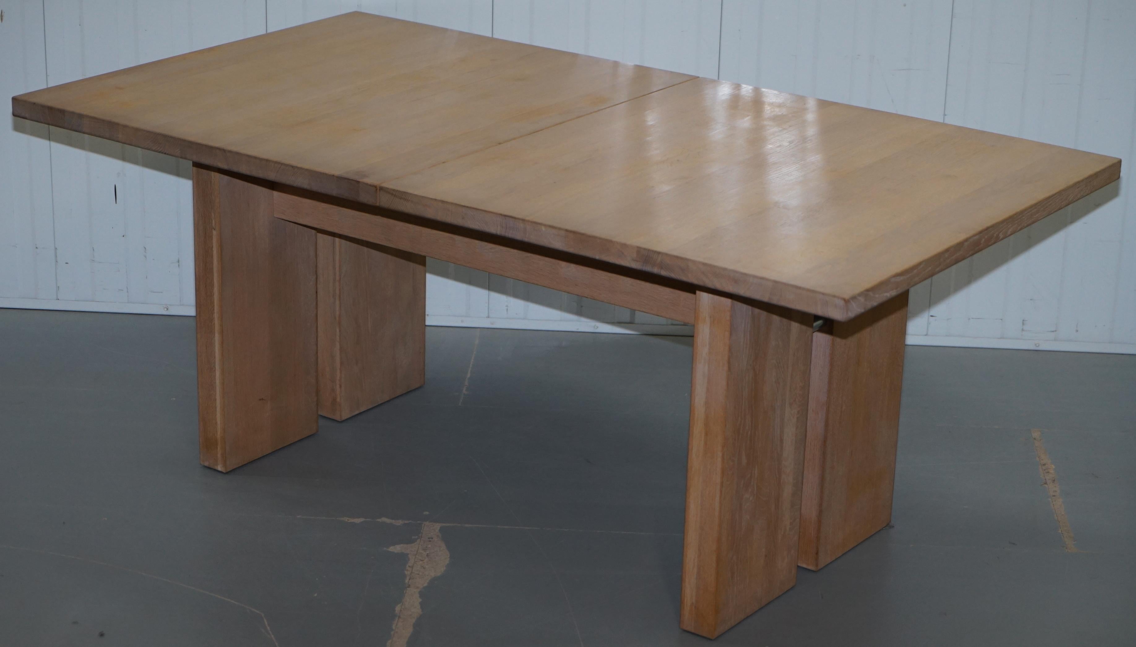 We are delighted to offer for sale this original Orum Mobler solid Ash dining table

Please note the delivery fee listed is just a guide

This table is part of a suite, I have the matching set of eight dining chairs, the bookcase and sideboard,