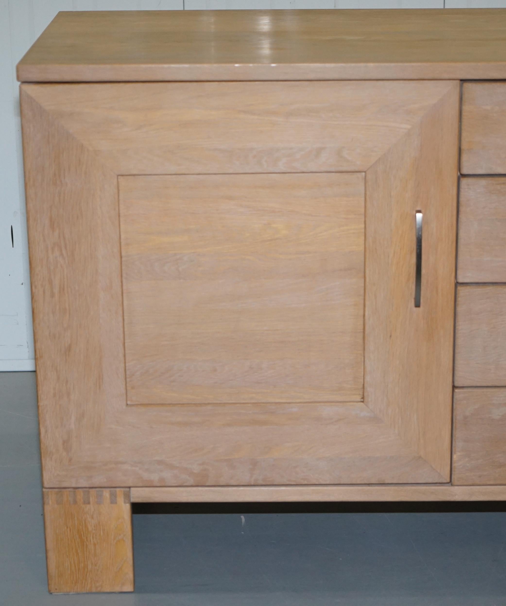 Modern Orum Mobler Denmark Contemporary Solid Ashwood Sideboard Cupboard with Drawers For Sale