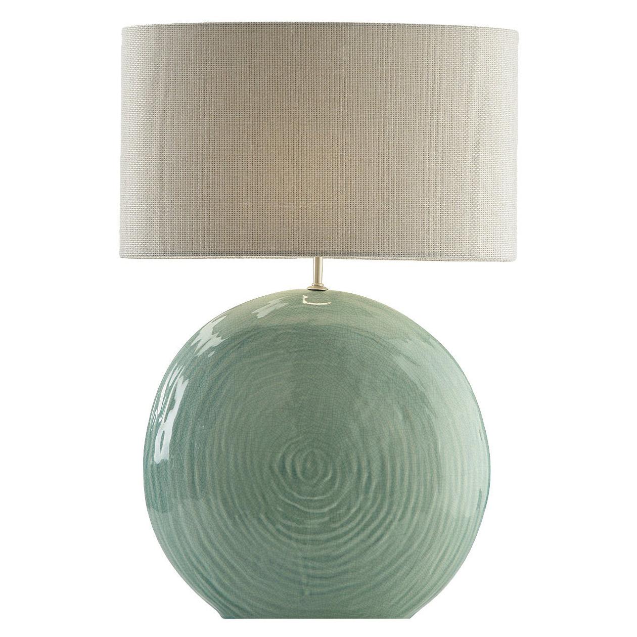 Orus Ceramic Table Lamp Green