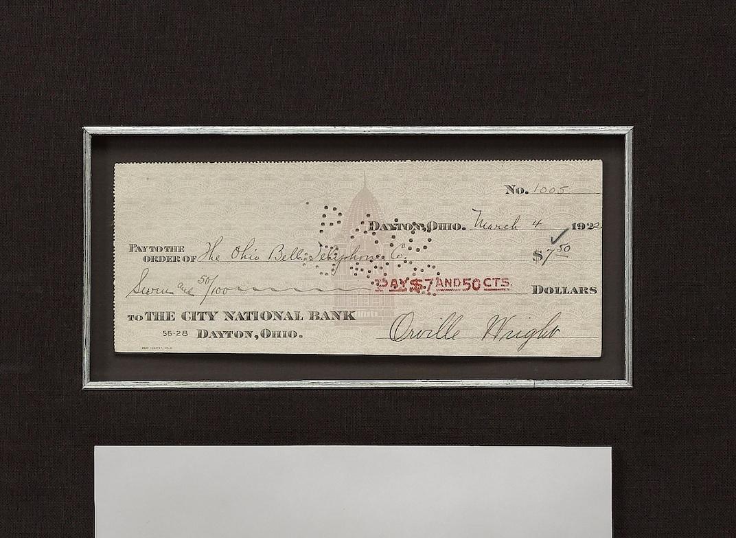 orville wright autograph