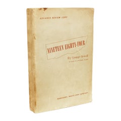 ORWELL, George. Nineteen Eighty-Four. 1949 - ADVANCE REVIEW COPY ORWELL, George. Nineteen Eighty-Four. 1949 - ADVANCE REVIEW COPY