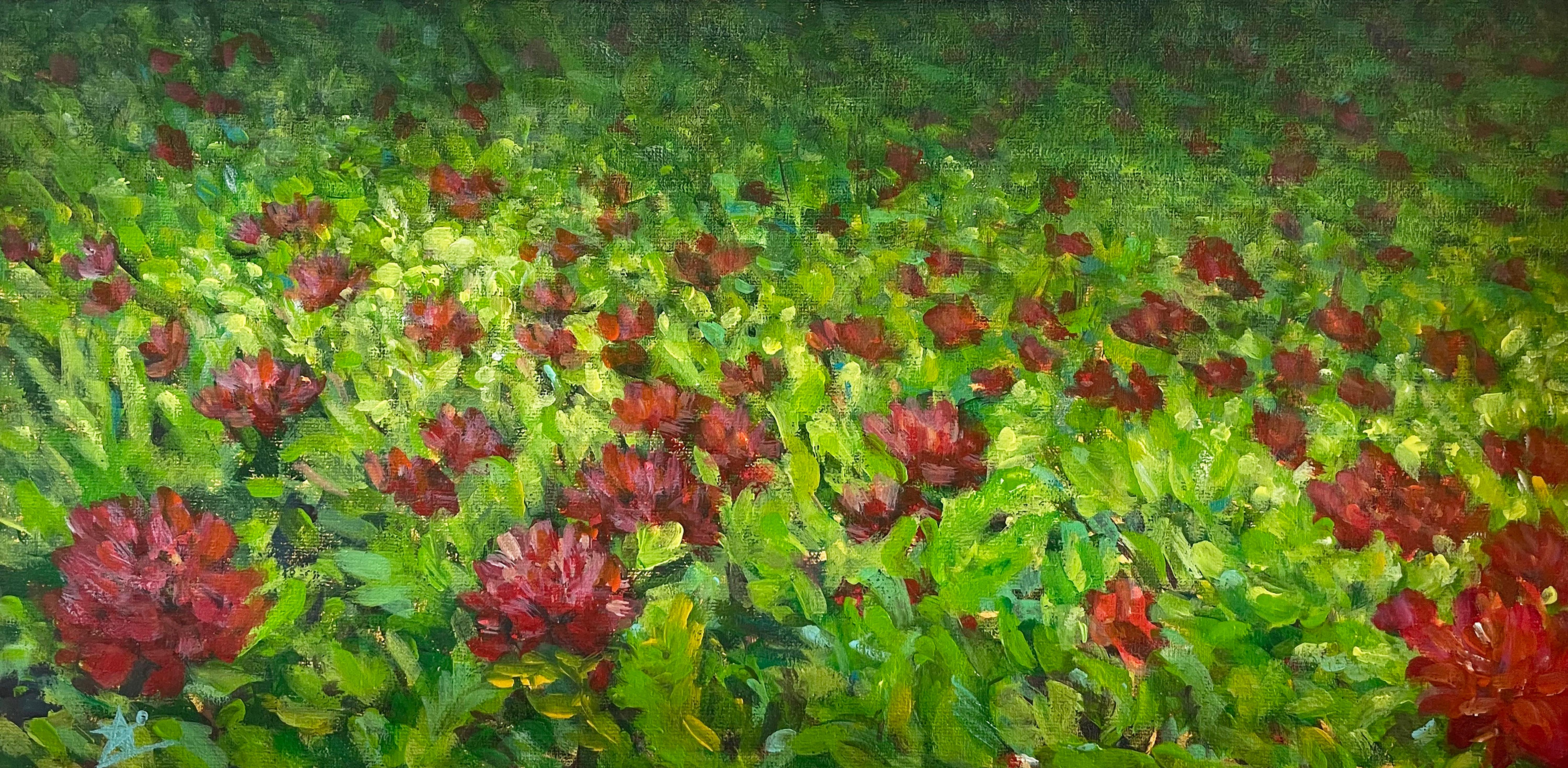 Peonie e rugiada 1 (20/30см), 27x37 in cornice 
Peonie e rugiada 2 (20/40 см) 27-47 in cornice

L'opera 