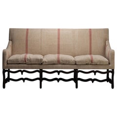 Antique Os de Mouton Sofa, France, circa 1790