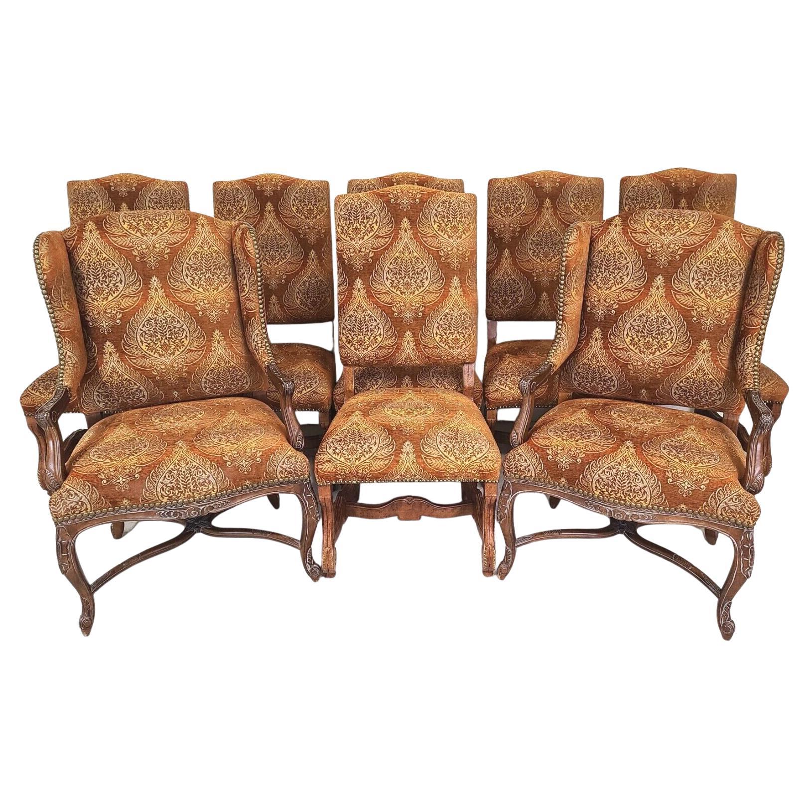 Os De Mouton Wingback Dining Chairs by Century Furniture, Set of 8
