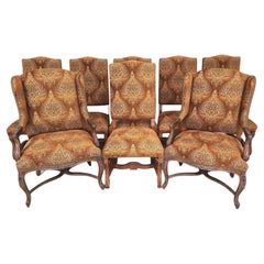 Used Os De Mouton Wingback Dining Chairs by Century Furniture, Set of 8