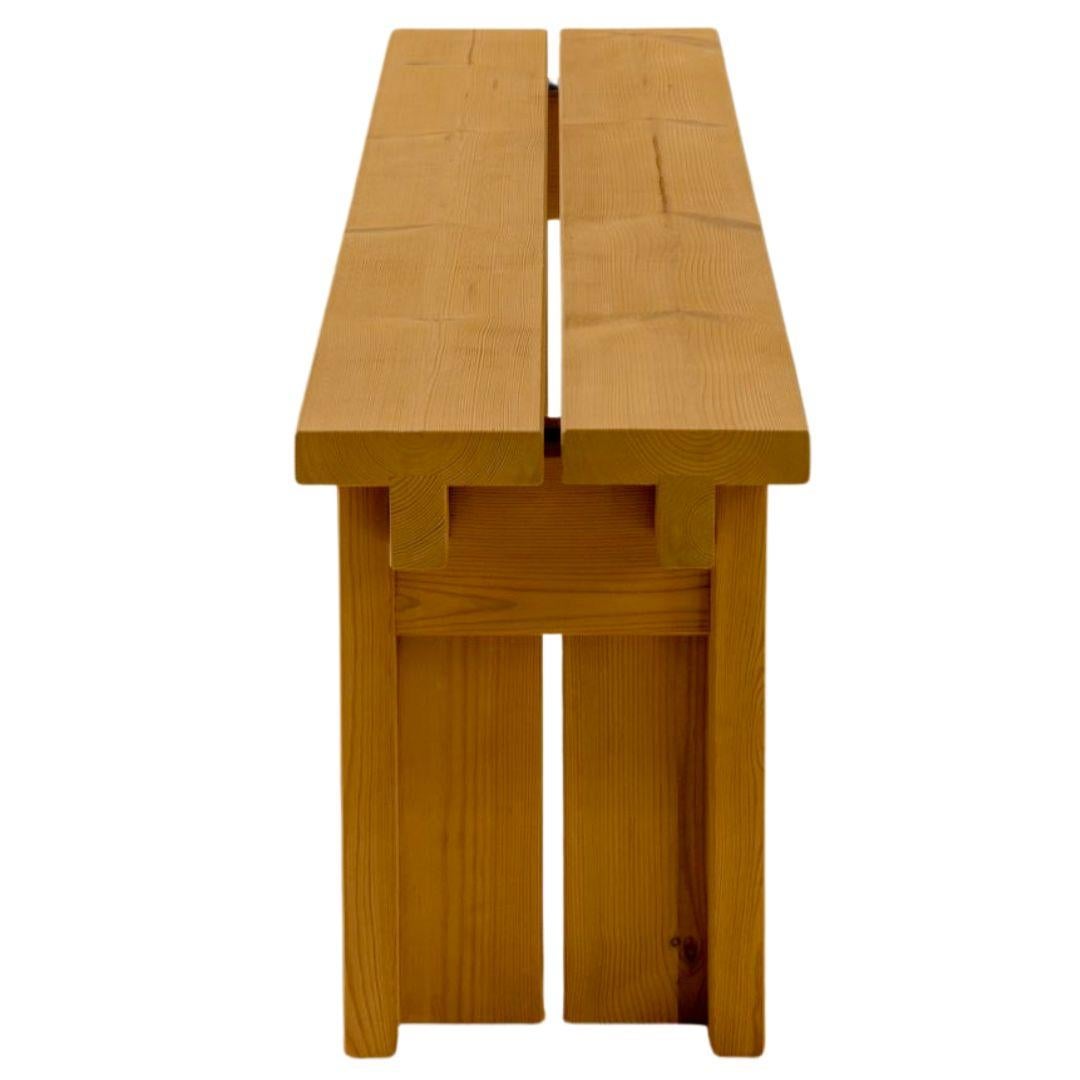 'Osa' Outdoor Bench in Solid Finnish Pine for Vaarnii For Sale 9