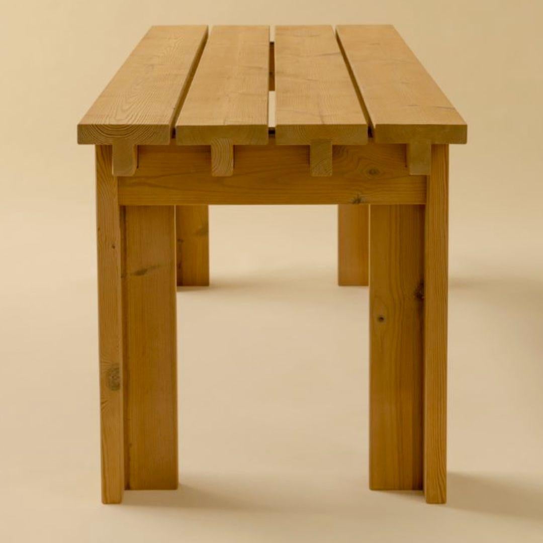  'Osa' Outdoor Dining Table in Solid Finnish Pine for Vaarnii For Sale 6