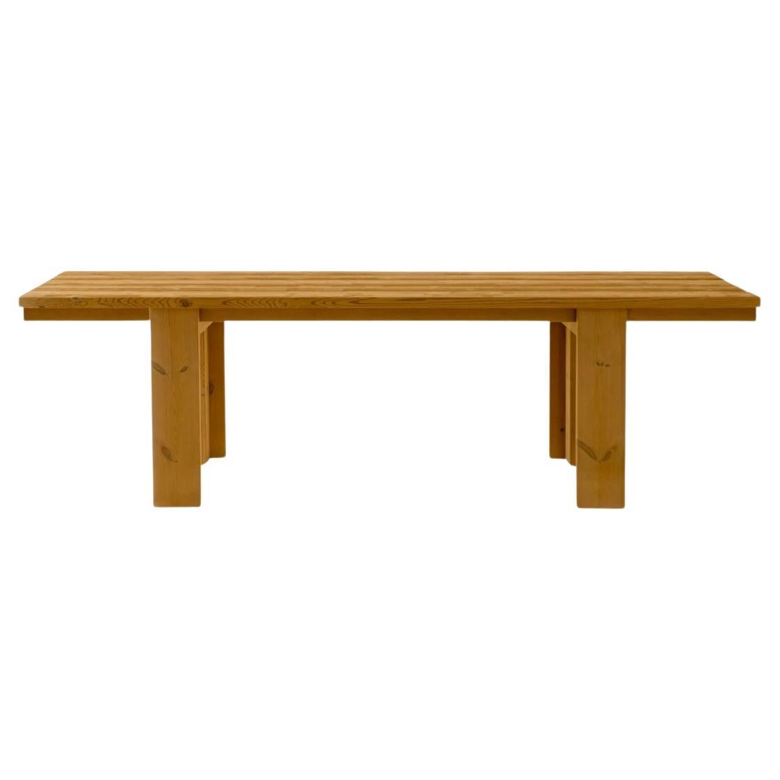 Solid Pine Dining Table by Roland Wilhemsson for Karl Anderson and