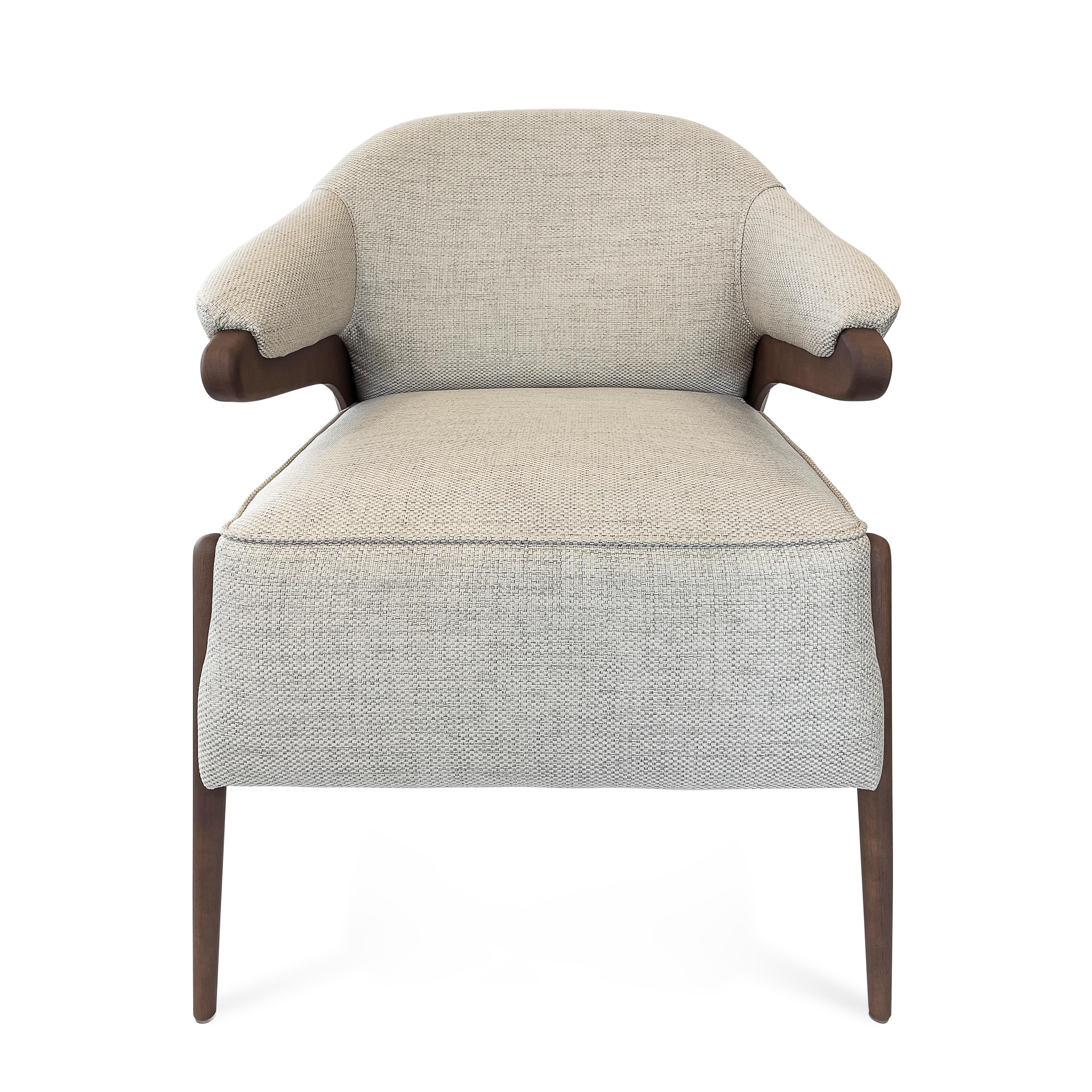 Our creative team from Uultis has created this amazing upholstered armchair is the ideal furniture providing you the comfort and the perfect fit in a variety of settings including living rooms, dining rooms, offices, and bedrooms to add that extra