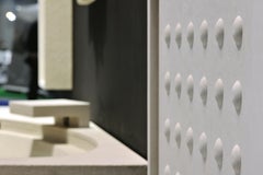 "Osaka" Caved Stone Shower Tray Made of Marble Customizable