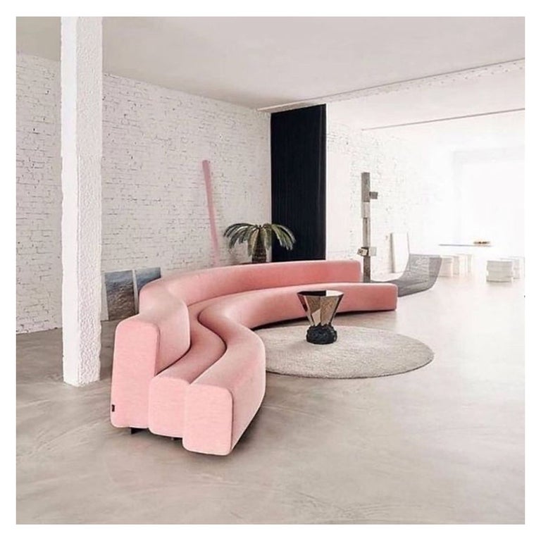 Osaka Coral Flexible Curve Sofa 480cm by La Cividina For