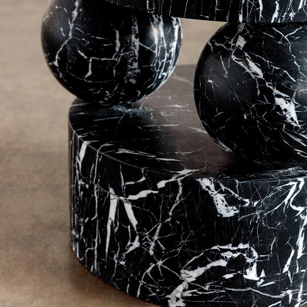 Marble Osaka Side Table For Sale