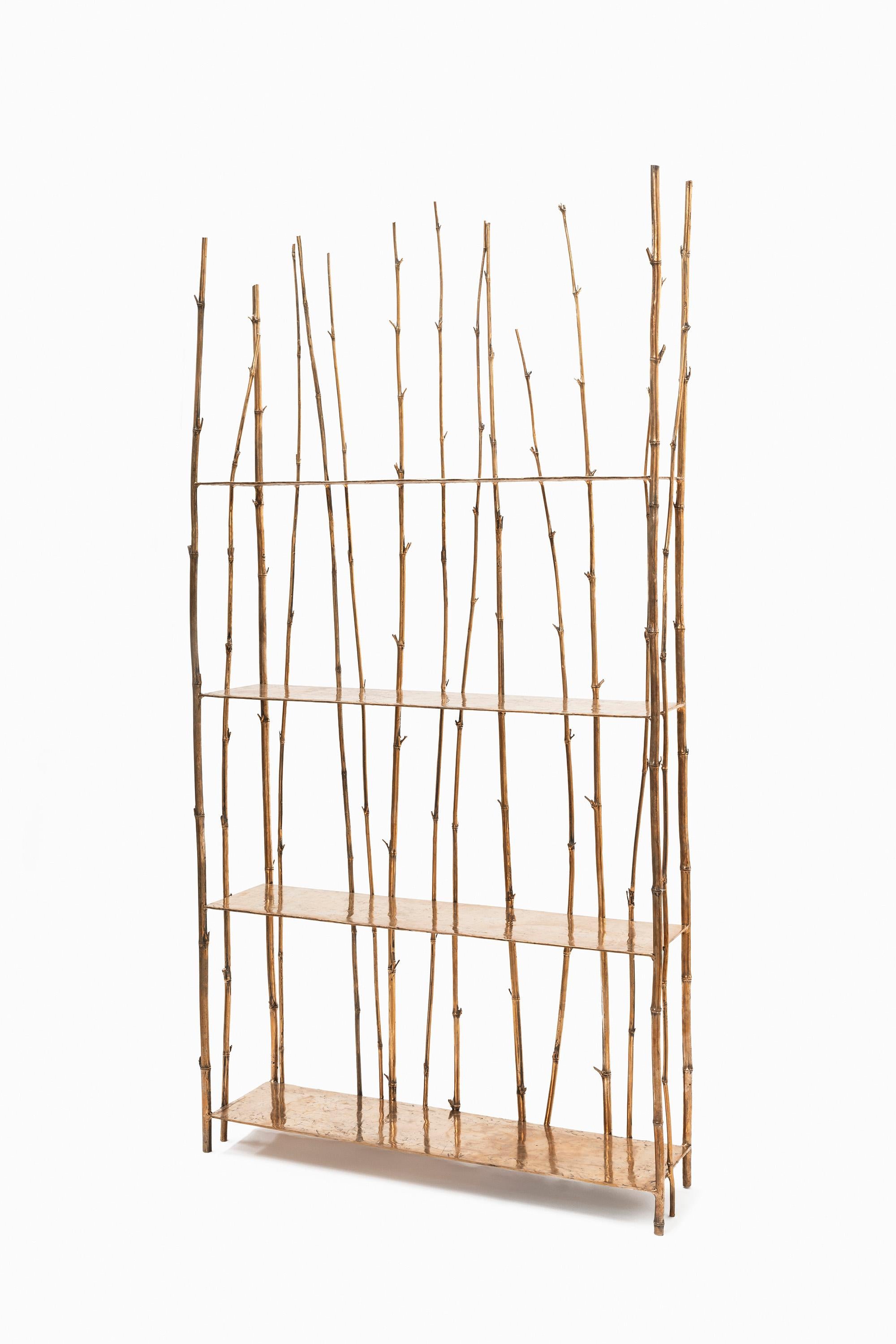 Italiano Osanna Visconti di Modrone, Bambù, Scaffale (piccolo), Bronzo, Italia, 2023 in vendita