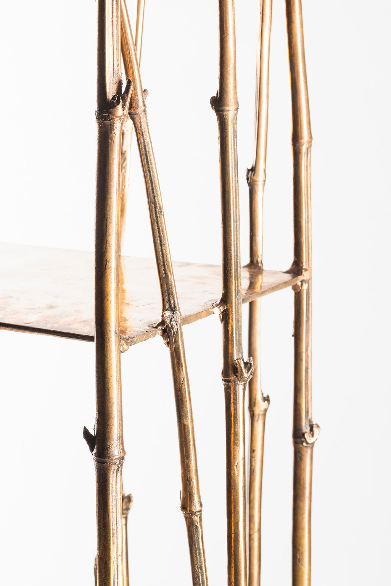 Osanna Visconti di Modrone, Bambù, Scaffale (piccolo), Bronzo, Italia, 2023 in vendita 1