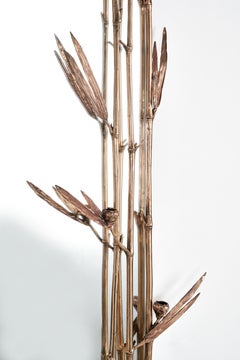 Osanna Visconti di Modrone, Bambù, Specchio, Stile 1493, Bronzo, Italia, 2023