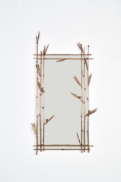 Osanna Visconti di Modrone, Bambù, Mirror, Style 1493 (R), Bronze, Italy, 2023