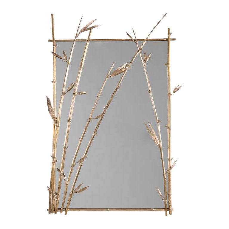 Osanna Visconti di Modrone, Bambù, Mirror, Style, Bronze, Italy, 2020