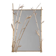 Osanna Visconti di Modrone, Bambù, Miroir, Style, Bronze, Italie, 2020