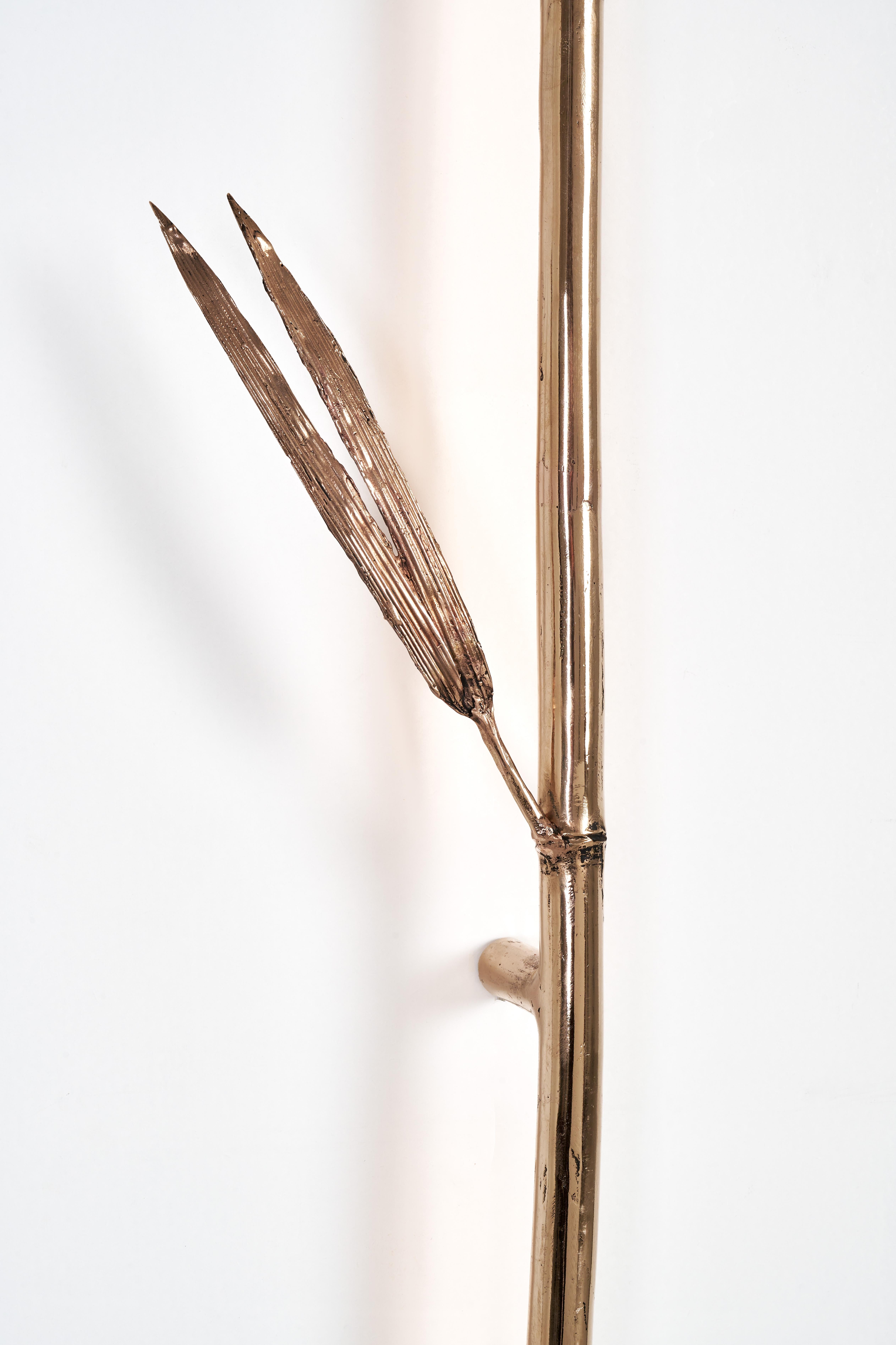 Osanna Visconti di Modrone, Bambù, Wandleuchter, Stil 1494, Bronze, Italien, 2024 (Gegossen) im Angebot