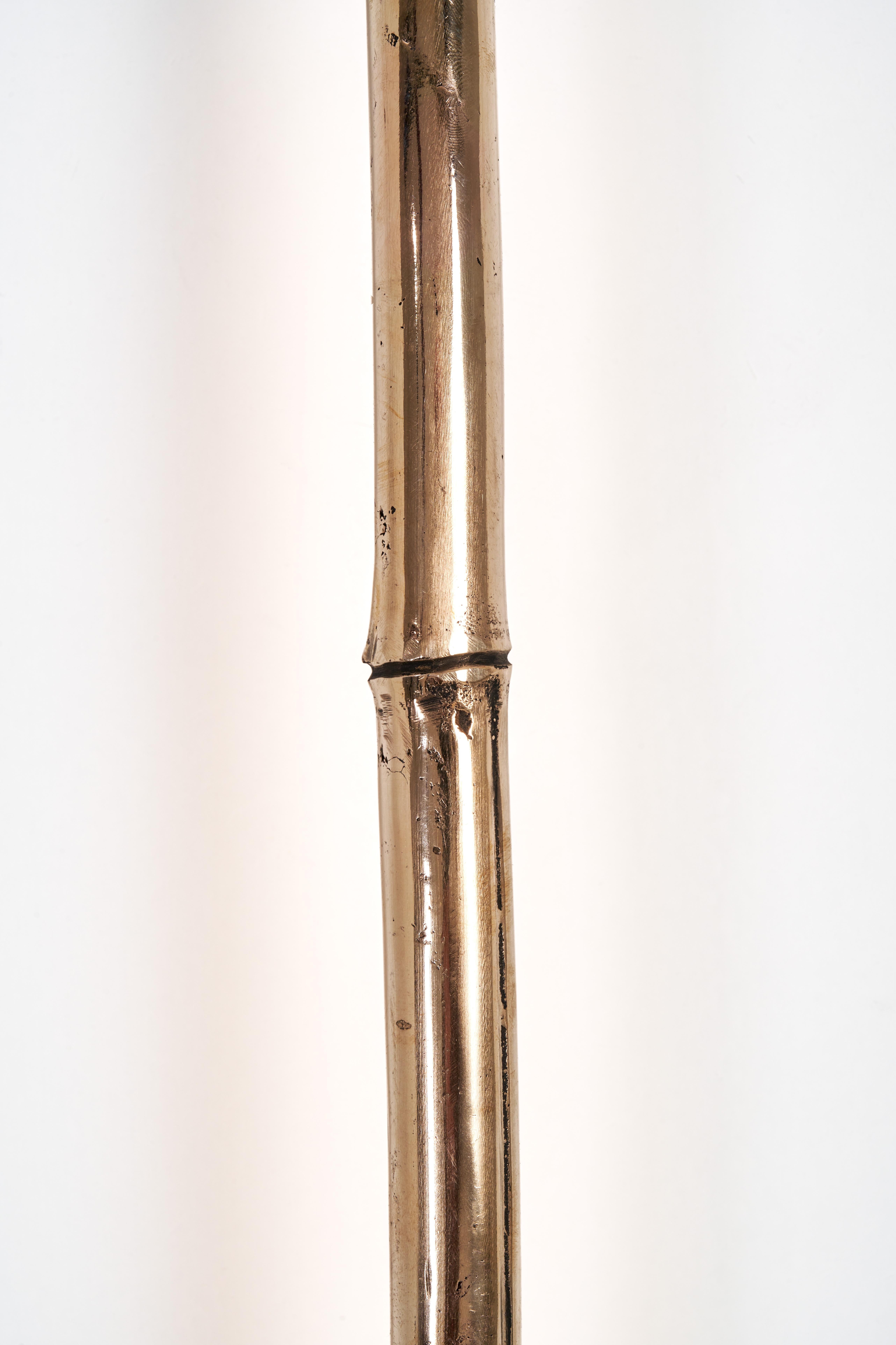 Osanna Visconti di Modrone, Bambù, Wandleuchter, Stil 1494, Bronze, Italien, 2024 im Zustand „Hervorragend“ im Angebot in New York, NY