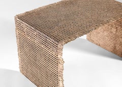 Osanna Visconti di Modrone, Paglia di Vienna, table basse en bronze, Italie, 2016