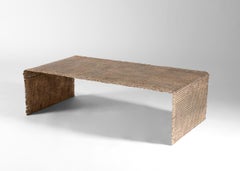 Osanna Visconti di Modrone, Paglia di Vienna, Couchtisch aus Bronze, Italien, 2016