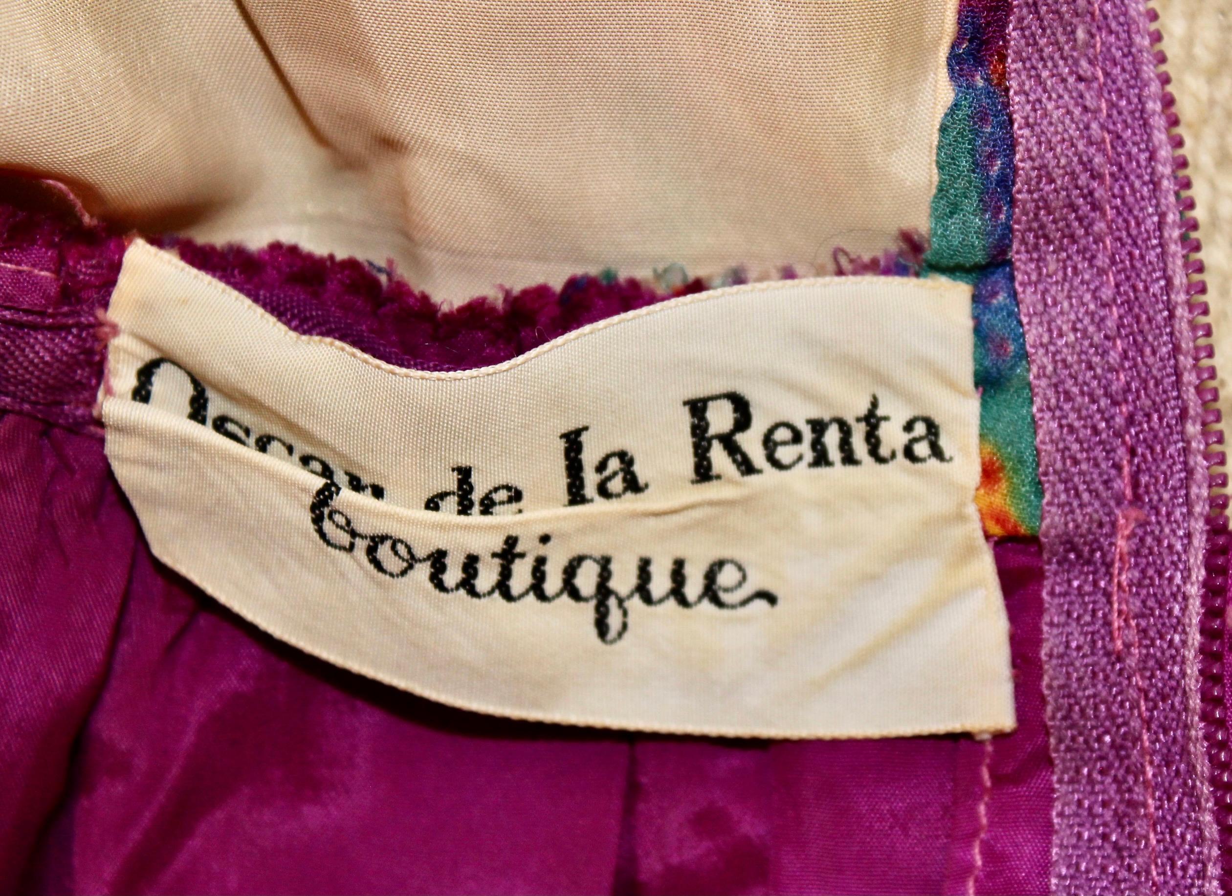 Osca de la Renta Boutique Evening Gown For Sale 6