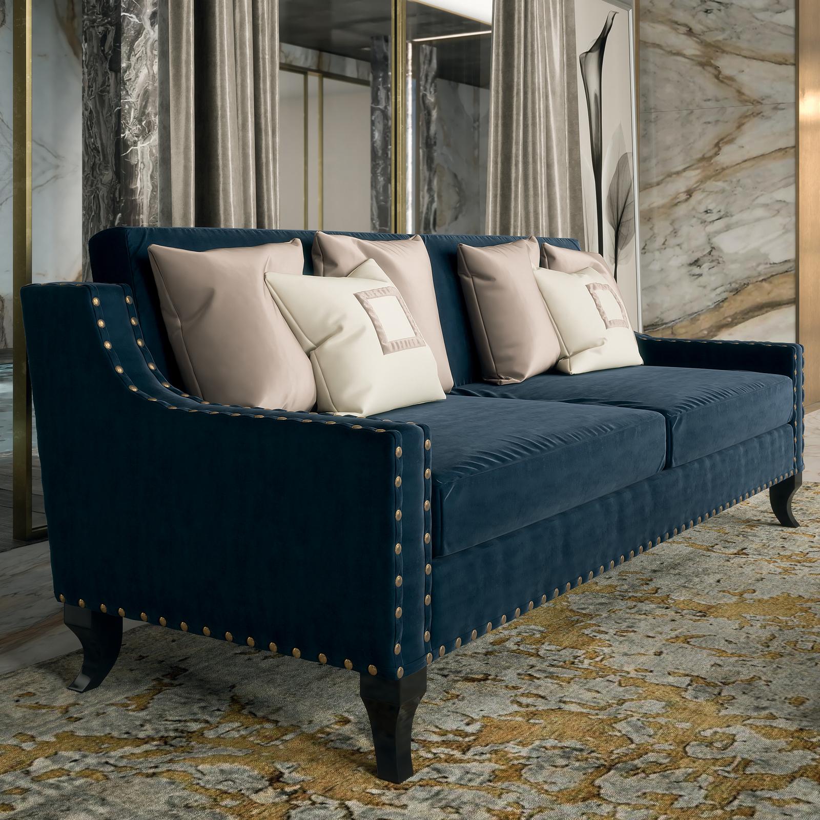 Stylish and comfortable, this 3-seat sofa is part of the Oscar collection. Boasting a refined level of taste, the piece is perfect for any setting with an exquisitely contemporary and cosmopolitan flavor. Combining tradition and modernity with an