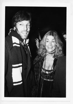 Actress Sylvia Miles and Richard Chamberlain on an evening event, circa 1970s.