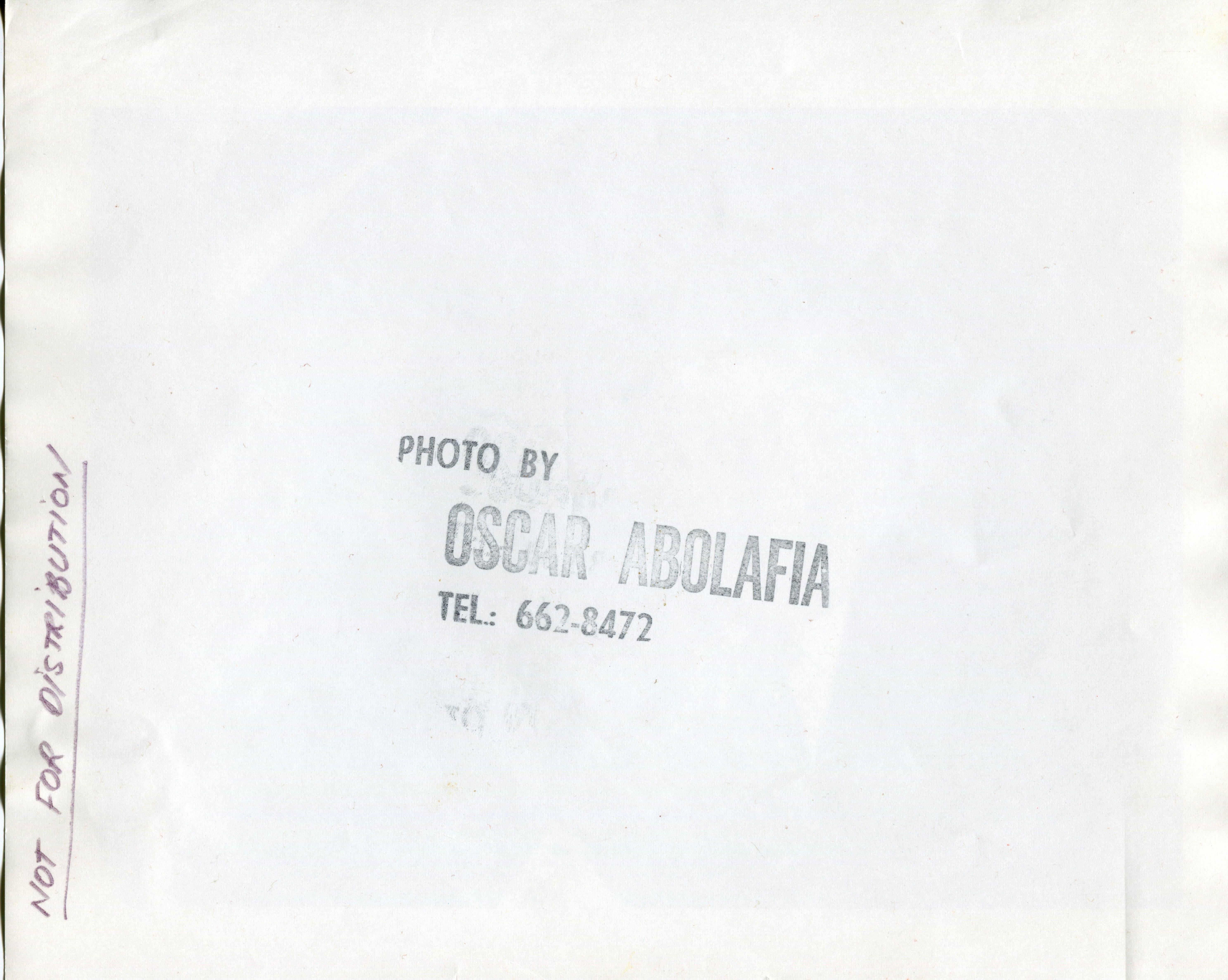Original-Plakat von Jackie Kennedy – Photograph von Oscar Abolafia